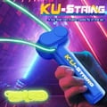 Glow in The Dark String Rope Launcher Toy for Kids - Portable Handheld Stress Relief Sensory Toy - Durable and Safe Party Favor Gift - Luminous Fun in Low-Light Settings - Lightweight and Compact Design for On-The-Go Playtime