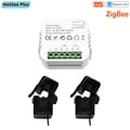 Tuya Smart Life ZigBee Energy Monitor with Current Sensor Technology for Precision Energy Tracking, 1-2 Channel Bidirectional Monitoring, Real-Time App Integration, Wide Compatibility, and User-Friendly Interface for Optimizing Power Usage and Efficiency