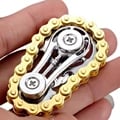Sprocket Flywheel Flying Top: Interactive Stress Relief Toy for Adults - Smooth Rotating EDC Flying Disk with Durable Metal Construction - Portable Anti-Anxiety Ornament for Mindful Therapy and Relaxation