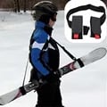 Outdoor Ski Fixed Strap Hand-held Double Board Ski Strap Snowboard Shoulder Straps - Convenient and Durable Ski Transport with Padded Comfort - Adjustable Length for Adults of All Levels - Compact and Portable Design for Easy Travel and Storage
