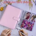 Luxurious PU Leather Photocard Binder Album with Large Capacity, Cover Binding Machine, and Organized Storage - Premium Card Collector's Storage Solution