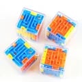 Interactive Puzzle Cube for Children - 3D Maze Magic Cube with Rolling Ball, Stress Reliever Toy for Kids and Adults - High-Quality Construction, Educational Benefits - Portable and Compact Mini Cube for Hand-Eye Coordination and Problem-Solving Skills Development