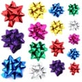 Premium Multi-Color Small Star Bows Pack - 10 or 20 Count, High-Quality Ribbon Material, Festive Decoration for Christmas, Birthdays, Weddings - Pre-Assembled, Easy to Use, Vibrant Colors, Durable and Elegant Gift Embellishments