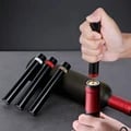 Effortless Air Pressure Pump Wine Bottle Opener - Portable Stainless Steel Cork Remover for Quick & Safe Cork Removal - Perfect Gift for Wine Lovers, Compact & Efficient Cork Popper for Home Use and Parties