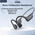 PARAMITA Real Bone Conduction Headphones with Bluetooth 5.0, Waterproof IP67, Built-in Microphone - Wireless Open-Ear Headset for Workouts, Running, Hands-Free Calls - Lightweight and Secure Fit for Active Lifestyle