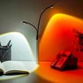 USB Sunset Projection Lamp with Rainbow Hues for Photography, Selfies, and Wall Decor - Adjustable Atmosphere Lighting - Easy to Use and Portable - Enhance Your Photos - Perfect Wall Decoration - Compact Size for Any Space