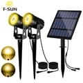 Adjustable Solar Spotlight with IP65 Waterproof Design, Bright 3000K/6000K LED Lights, Solar Powered & Energy Efficient Outdoor Wall Light for Gardens, Pathways, Patios - Durable, Long-lasting, Customized Illumination Solution
