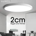 MARPOU 2cm Ultra-Thin LED Ceiling Light - Modern Design, Adjustable Light Temperature, Energy Efficient, Easy Installation, Decorative Lighting for Contemporary Indoor Spaces