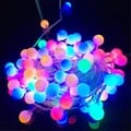 10m 100 LED Globe String Lights with 8 Lighting Modes, Weatherproof and Energy-Efficient Fairy Lights for Indoor and Outdoor Decor, Remote Control, End-to-End Connectable, Safe for Kids and Pets - Perfect for Christmas, Parties, and Bedroom Decoration