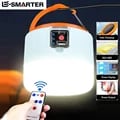 USB Rechargeable Solar LED Camping Lantern with Multiple Lighting Modes for Fishing, Barbecue, and Emergency - Compact, Portable, and Weatherproof Outdoor Light with Long Battery Life