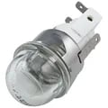 E14 25W Oven Light Lamp Holder with High Temperature Resistance up to 300°, Durable Ceramic Lamp Head, Round Base Glass Cover, Easy to Install Socket – Ideal for Ovens, Bread Machines, and High-Heat Appliances – Versatile and Reliable Lighting Solution