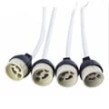 High-Quality Ceramic GU10 Socket Connector Adapter Set for LED, CFL, Halogen Lamps - 4PCS Universal Adapters with 18CM Length for Easy Installation and Compatibility - Durable Heat-Resistant Material for Reliable Performance in Home and Office Lighting Applications