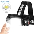 Outdoor Headlamp with XHP50 LED Bulb, USB Rechargeable, Induction Technology, Durable Construction, Compact and Lightweight for Camping, Hiking, Night Exploration - High/Low/Strobe Modes, Long-Lasting Battery, Hands-Free Operation, Water-Resistant, Adjustable Headband, Comfortable Wear