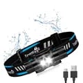 Trustfire H5R LED Headlamp - 600 Lumens, USB Rechargeable, Dual Head Design, Multiple Lighting Modes, Durable and Versatile for Fishing, Hunting, Camping - Outdoor Adventure Headlight