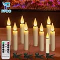 Premium Flickering Flame LED Christmas Decoration Candle with Remote Control - Long Battery Life, Versatile Home Decor Piece, High-Quality Materials - Safe, Cozy, and Convenient for Holidays and Everyday Use