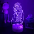 Olivia Rodrigo 3D Night Light - Unique Celebrity Memorabilia Lamp for Bedroom Decor, High-Quality Materials, Dropshipping Option Available - Perfect Gift for Fans, Stunning Visual Effect, Lifelike Design, Ideal Memorial for Supporters