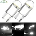 2PCS W5W 194 T10 Glass Housing Cob LED Bulb - 6000K White Light for License Plate Lamps, Dome Lights - Energy-Efficient Automotive Lighting Solution - Easy Installation, Long-Lasting Durability - Universal T10 Wedge Base, 12V DC Operation - Ideal for Cars, Trucks, RVs