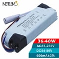 36W-48W LED Panel Lamp Power Supply Transformer - Stable & Reliable Power Source for Optimal Illumination, Wide Input Voltage Range AC85-265V, Output DC54-80V, External Drive Design for Easy Installation & Maintenance, High-Quality Components for Long-Term Use in Commercial & Residential Lighting