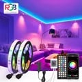 Dynamic RGB LED Strip Lights with Music Sync & App Control - Customizable Colors, Responsive Mic, Easy Installation, Energy Efficient - Perfect for Home & Commercial Use