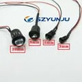 DC12V 10pcs Pre-Wired Water Clear LED Set - 3mm 5mm 8mm 10mm Red Green Blue RGB White UV Colors with Plastic Holders for DIY Projects, Crafts, Model Building - Bright Illumination, Durable Construction, Easy Installation - Ideal for Cars, Boats, Displays, Signs, Decorations