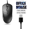 1200DPI High Precision Optical Sensor Wired Mouse with Ergonomic Design, Plug and Play Convenience, Durable Construction, and Wide Compatibility for Office Work, Gaming, and Browsing - Windows, Mac, Linux Compatible
