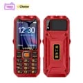 YEEMI Q8 GSM 2G Rugged Phone with Long Battery Life, Dual Flashlight, Large HD Screen, and Dual SIM Support - Ideal for Outdoor Activities and Industrial Use
