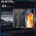 OUKITEL G1 Rugged Smartphone with 10600mAh Battery, 48MP Camera, 6.52-Inch Display, IP68 Waterproof/Dustproof, 24GB RAM, 256GB Storage - Ideal for Outdoor Adventures and Demanding Work Environments