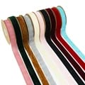10 Meter Christmas Velvet Ribbon with Lace Design - Wholesale 25mm Wide Velvet Material for Handmade Holiday Party Decorations, Gift Wrapping, Scrapbooking, Floral Arrangements - Soft, Elegant, Premium Quality Craft Supplies