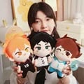 Haikyuu Plush Toy 26CM - Soft Stuffed Doll with Kuroo Tetsurou, Oikawa Tooru, Tsukishima Kei, Kageyama Tobio Characters - High-Quality Material - Adorable Cartoon Design - Perfect Gift for Fans - Ideal Size for Display - Great for Cuddling and Hugging - Comfort and Warmth for All Ages