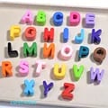 Colorful Alphabet Letter Beads for Kids' Jewelry Making and Crafts - Vibrant Big Hole Acrylic Beads with Letters A-Z - Easy to String for Necklaces, Bracelets, Educational Spelling Practice - Durable Material Promotes Fine Motor Skills and Creativity