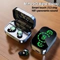YD03 True Wireless Earbuds/Headphones with 8 Hours Playtime, Touch Control, Bluetooth 5.3, LED Charging Case, Comfortable Fit - High-Quality Audio, Low Latency, Customized Fit, Gym and Commute Ready