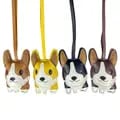 Cute Chubby Corgi PU Leather Bag Charm with Metal Clasp - Adorable Keychain Accessory for Dog Lovers - Durable and Stylish Charm for Backpacks, Purses, and Keys - Perfect Gift for Corgi Enthusiasts - Versatile and Fun Addition to Any Outfit or Belonging