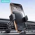 Joyroom Car Phone Holder with Secure Vent Clip, Adjustable Arms, 360° Rotation, Universal Compatibility, Easy One-Hand Operation, Durable Construction - Hands-Free Navigation and Calls for iPhone, Samsung, and More - Sturdy Mount for 4.7-6.9 inch Phones