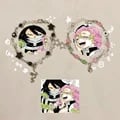 Iguro x Mitsuri Couple Bracelet Y2K 1PCS - Unique Design Anime Inspired Adjustable Fit High-Quality Materials Symbol of Love Gift Box Included