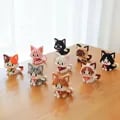Cute Cat Meow Series Tiny Particle Orange Cat and Ragdoll Silver Gradient Cow Building Block Set - High-Quality Educational Toy for Kids, Adorable Cat-Themed Designs, Durable Materials, Vibrant Colors, Fine Motor Skills Development, Fun and Creative Play Experience