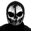 Premium Latex Ghost Skull Mask for Halloween Cosplay and War Games - Adjustable Balaclava for Men and Women - Realistic Design with Detailed Features - Breathable and Lightweight Material - Perfect for Parties, Photoshoots, and Theatrical Performances