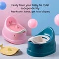 Portable Toddler Potty Trainer with Stable Design, Oval Bottom Shape, and Adjustable Height - Ideal for Travel and On-The-Go Potty Training, Safe and Comfortable for Your Child, Easy to Clean and Maintain
