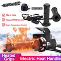 Universal Fit Motorcycle Hand Heated Grips for Cold Weather Riding - Durable Electric Hot Grip Handles for Comfortable and Agile Control - Easy Installation for Enhanced Riding Experience