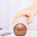Premium Aluminum Alloy Desktop Stress Relief Fingertip Toy for Anxiety and Focus - Hypnosis Rotary Gyro Spinner for Adults - Compact and Portable Metal Decompression Tool - Unique Gift Idea for Stress Relief - Enhances Concentration and Fine Motor Skills