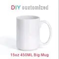 Personalized 450ML Ceramic Mug - Custom Print Picture, High-Quality Materials, Perfect Size, Cute Gift Idea - Ideal for Coffee, Tea, Milk - Durable and Versatile Drinkware for Everyday Use