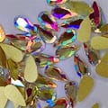Teardrop Shaped Rhinestone Diamond Flat Bottom Nail Art Decoration Set - High-Quality Glitter Glass, Easy Application, Versatile Use - Perfect for Professional or DIY Nail Artists - Brilliant Shine and Elegant Design - Cost-Effective Pack for Stunning Manicures