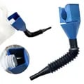 Durable and Versatile Plastic Car Motorcycle Refueling Funnel with Built-in Filter and Flexible Spout for Clean and Precise Fluid Transfer - Ideal Automotive Maintenance Tool for DIY Enthusiasts and Professionals