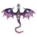Wuli&baby Enamel Dragon Brooches - Exquisite Dragon Design with 6 Color Rhinestones, Flying Legend Animal Theme, High-Quality Materials - Unique Gift Idea for Men and Women, Symbol of Power and Good Luck, Durable and Stylish Accessory for Various Occasions