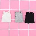 Premium Solid Color Doll Vest T-Shirt for ob11, obitsu11, Molly, 1/12 bjd Dolls - Durable, Snug Fit, Versatile Style, Meticulous Craftsmanship - Must-Have Fashion Accessory for Doll Wardrobe, Easy Mix-and-Match, High-Quality Material, Stand Out in Style