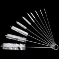 10-Piece Stainless Steel Soft Hair Brush Set for Household Cleaning - Durable and Versatile Cleaning Tools with Ergonomic Handles - Ideal for Baby Bottles, Test Tubes, and Pipettes - Gentle on Surfaces - Convenient and Essential Cleaning Kit for Hygienic Home Maintenance