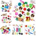 Ultimate Cat Entertainment Set: Durable Mouse Shape Balls, Interactive Play Tunnel, Cozy Cat Tent, Realistic Simulation Fish Toys - Non-Toxic and Portable Pet Supplies for Enriching Playtime and Hunting Instincts - Endless Fun for Every Feline Personality