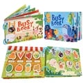 Interactive Montessori Learning Scene Stickers with DIY Reusable Books - Educational Cognitive Toys for Kids - Cute Cartoon Designs for Creative Play and Development - Perfect Gift Idea for Children's Learning, Creativity, and Entertainment