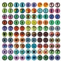 100 Pieces High-Quality Dragon Eyes Cat Eye Glass Cabochons Set for DIY Crafts - Handmade Photo Glass Cabochons in Various Sizes (6mm, 8mm, 10mm, 12mm) - Hot Sale DIY Making Accessories for Jewelry and Accessories - Mystical and Captivating Designs for Endless Creative Possibilities