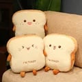 Realistic Toast Plush Bread Pillow - Soft Hand Warmer and Cozy Kids Toy - Cute Birthday Gift Idea - High-Quality Fabric with Durable Design - Fun Decorative Piece for Home - Perfect for Imaginative Play and Sensory Exploration - Unique Conversation Starter