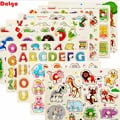 Montessori Wooden Puzzle Toy with Colorful Cartoon Designs for Kids - Educational Hand Grab Board for Fine Motor Skills, Hand-Eye Coordination, Problem-Solving - Durable Construction - Ideal Gift for Toddlers and Preschoolers - Montessori Learning Approach for Independent Exploration and Creativity